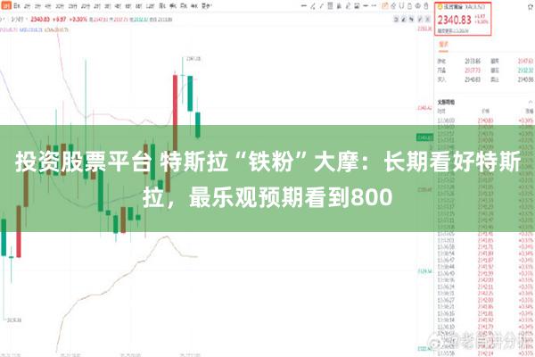 投资股票平台 特斯拉“铁粉”大摩：长期看好特斯拉，最乐观预期看到800