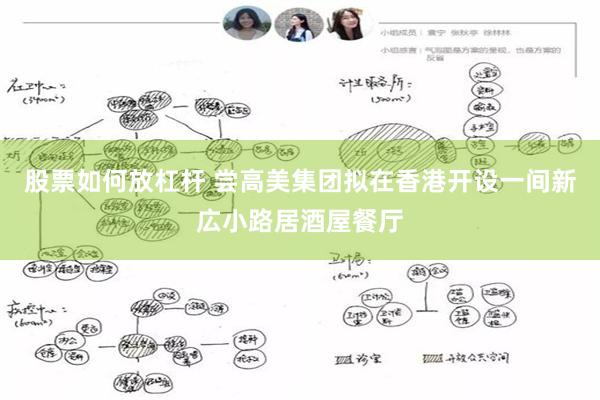 股票如何放杠杆 尝高美集团拟在香港开设一间新広小路居酒屋餐厅
