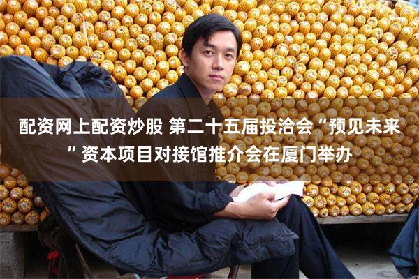 配资网上配资炒股 第二十五届投洽会“预见未来”资本项目对接馆推介会在厦门举办